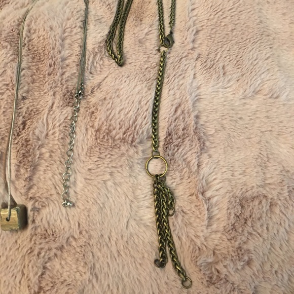 Set of 3 long necklaces - Picture 3 of 4